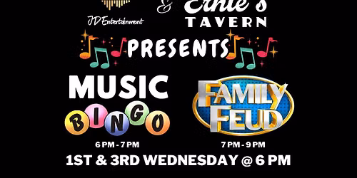Music Bingo & Family Feud Nights @ Ernie's Tavern
