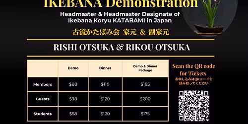 Ikebana International Sydney Chapter 65th Anniversary Event