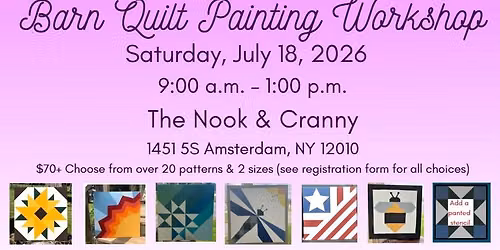 Barn Quilt Painting Workshop