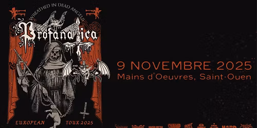 Profanatica + Spiter @ Mains d'Oeuvres \/\/ 09.11.2025