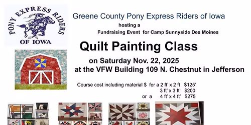 Barn Quilt Painting Class
