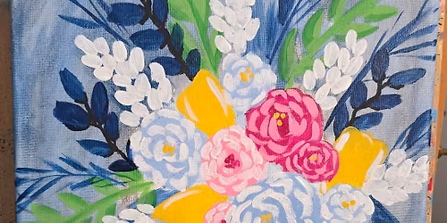 Floral Acrylic Painting Class 