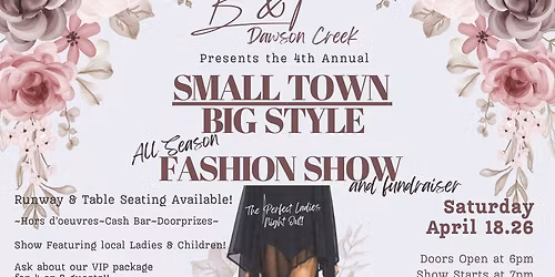 Small Town Big Style Fashion Show and Fundraiser