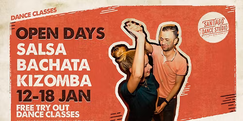 \ud83d\udd7a\ud83c\udffd\ud83d\udc83\ud83c\udffb\ud83c\udf34 OPEN DAYS January 12 \u2013 18, 2026 | FREE TRY-OUT CLASSES