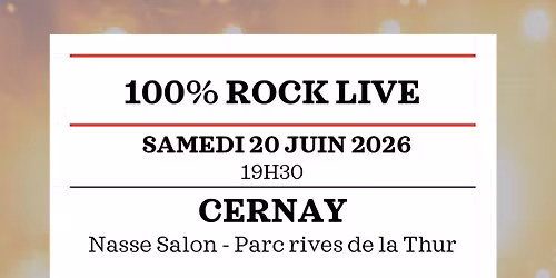 Concert ROCK - F\u00eate de la musique CERNAY 2026