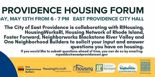 East Providence Housing Forum