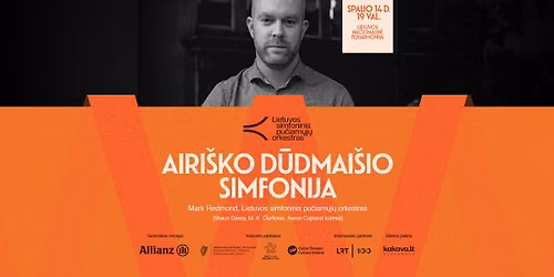 AIRI\u0160KO D\u016aDMAI\u0160IO SIMFONIJA: Mark Redmond, Lietuvos simfoninis pu\u010diam\u0173j\u0173 orkestras | VILNIUS WINDS