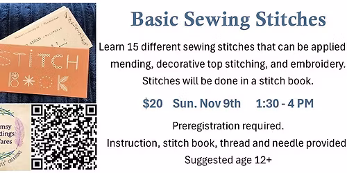 Basic Sewing Stitches