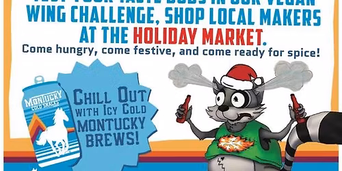 Vegan wing challenge and Xmas market