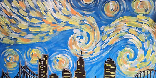 Starry Starry Portland- Paint & Sip-Downtown