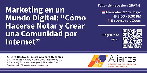 Marketing en un Mundo Digital: \u201cC\u00f3mo hacerse notar y crear una comunidad por internet\u201d 