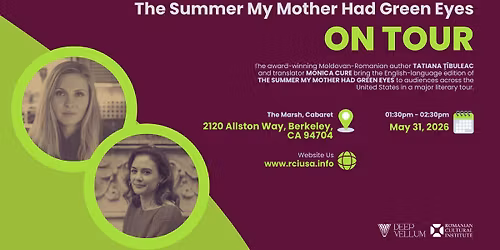 Tatiana \u021a\u00eebuleac: "The Summer My Mother Had Green Eyes" North American Tour