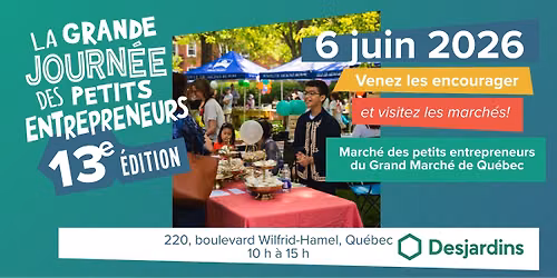 March\u00e9 des petits entrepreneurs du Grand March\u00e9 de Qu\u00e9bec