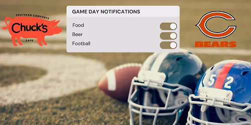 Chicago Bears Game Day Specials