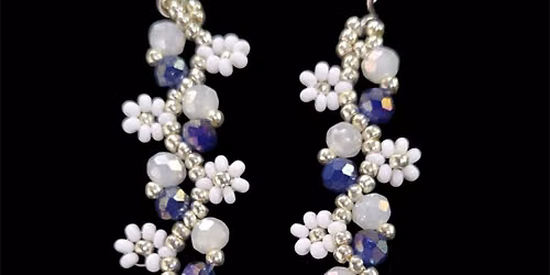 Beaded Floral Earrings Workshop 
