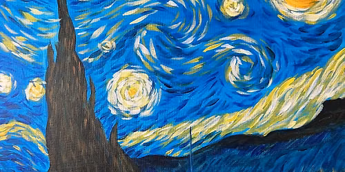 Paint & Sip @ Ego, Nuneaton - Van Gogh's "The Starry Night"