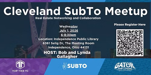 Cleveland - Subto, Gator & TTTC Meetup