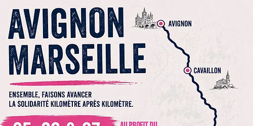 Avignon - Marseille au profit du Secours Populaire