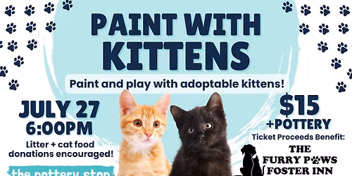 07\/27 | Paint with Kittens | 6:00 pm