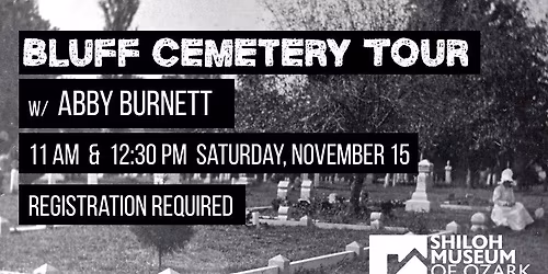 Bluff Cemetery Tour with Abby Burnett