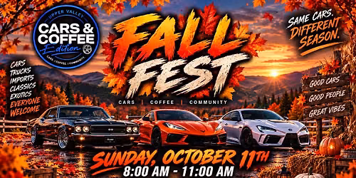 UV CARS & COFFEE - Fall Fest - Season Finale