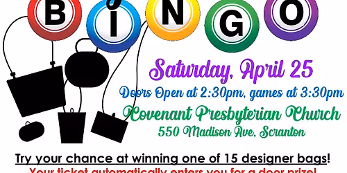 Arcadia Chorale\u2019s Designer Purse Bingo! 