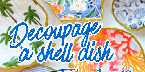 Decoupage a Shell Dish