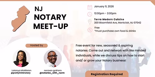 NJ Notary Meet-up