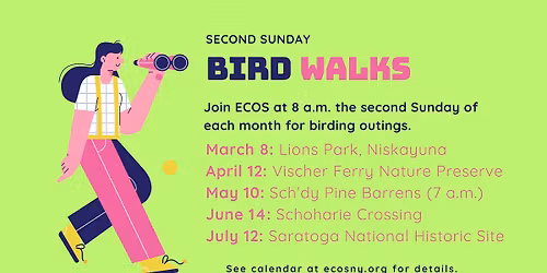 Second Sunday Bird Walk: Sch'dy Pine Barrens (Woodlawn Preserve)