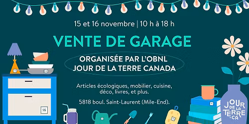 VENTE DE GARAGE - MILE END