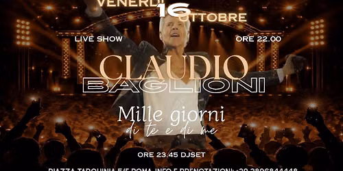 \ud83c\udf99MILLE GIORNI DI TE E DI ME..\ud83c\udf99 | Live Show & Dj Set