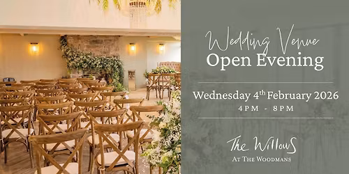 The Willows - Wedding Venue Open Evening February 2026