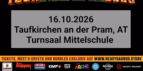 Heavysaurus - Taufkirchen an der Pram (AT) - Metal Tour 2026