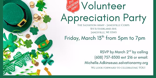 Volunteer Appreciation Dinner & Celebration