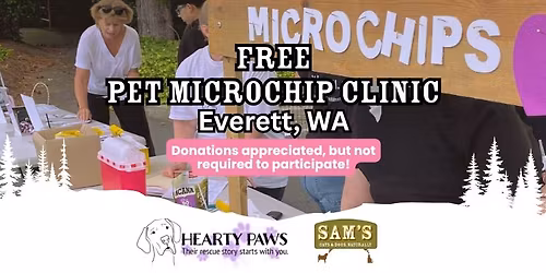 FREE Pet Microchip Clinic | Everett WA