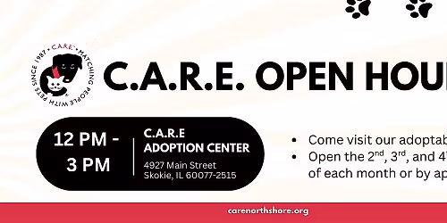 Visit C.A.R.E.'s Adoption Center \u2013 Open Hours!