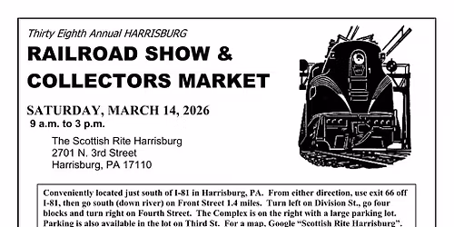 2026 Railroad Show & Collectors Market