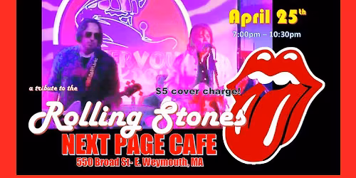 Rolling Stones tribute, 19th Nervous Breakdown, at the Next Page Cafe in Weymouth MA