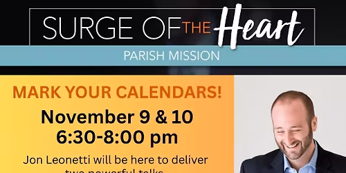 Parish Mission with Jon Leonetti