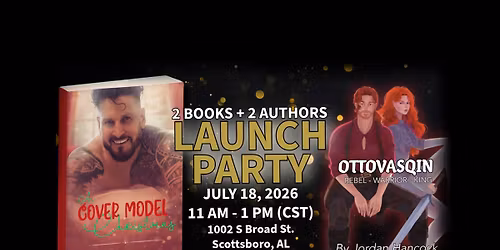 Book launch party for A COVER MODEL CHRISTMAS and OTTOVASQIN: REBEL, WARRIOR, KING