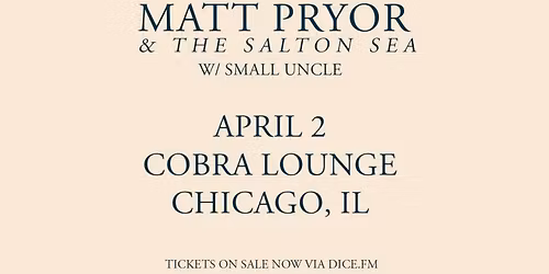 Matt Pryor at The Loving Touch