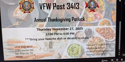 Annual Thanksgiving Potluck