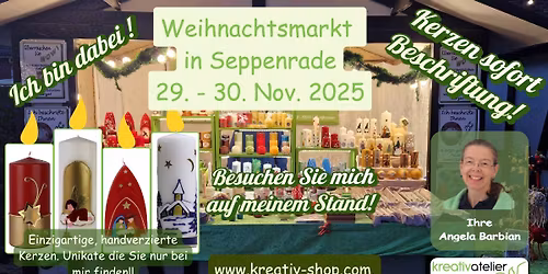 Weihnachtsmarkt Seppenrade \u2013 Weihnachtliche Kerzendeko