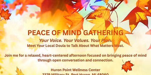 Your Voice, Your Values, Your Plan.  Plan Ahead with Peace & Purpose