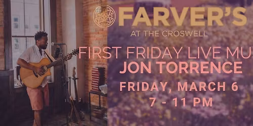 FIRST FRIDAY LIVE MUSIC: Jon Torrence