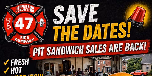 Pit Sandwich Sale June 20th