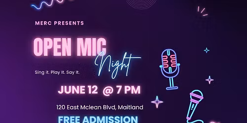 OPEN MIC NIGHT @ MERC