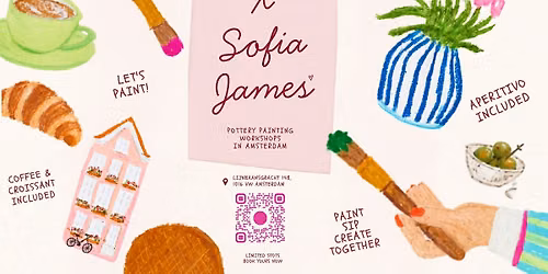 Pottery Painting Workshop  Lila Amsterdam \u00d7 Sofia James Pottery