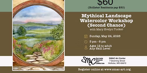 Mythical Landscape Watercolor Workshop (second chance) with Mary Evelyn Tucker