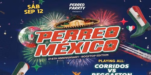 Perreo Mexico-Mexican Independence Night at Highbar Rooftop NYC